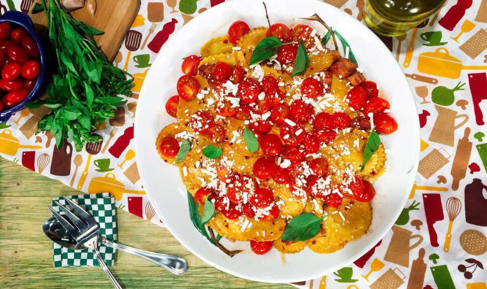 Receta Ravioles de requesón
