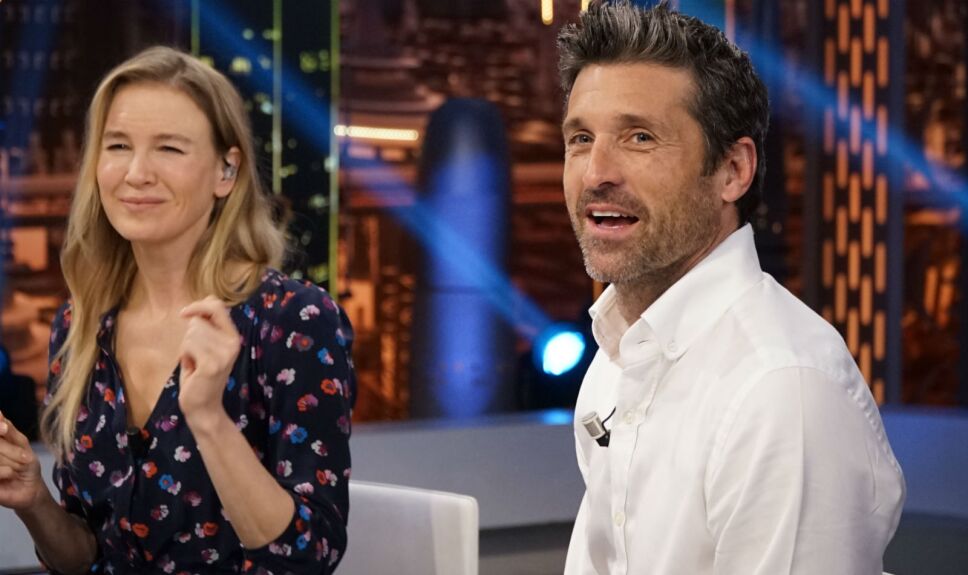 Renée Zellweger y Patrick Demsey en El Hormiguero