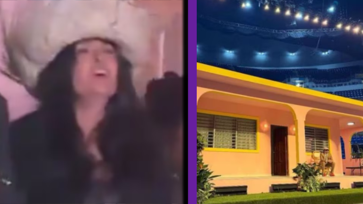 VIDEO_ Salma Hayek conquista “La Casita” de Bad Bunny; Así fue el baile que hizo la famosa actriz en el concierto.webp