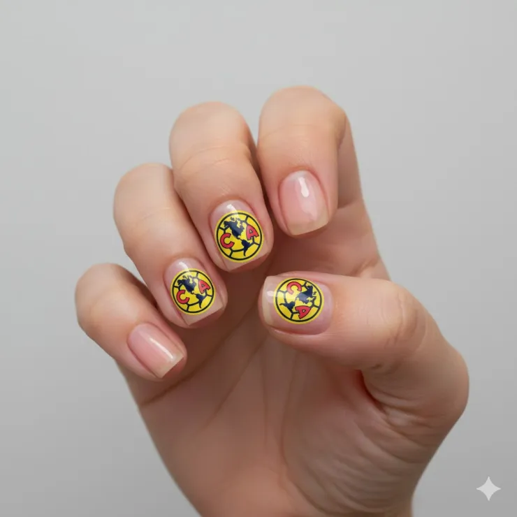 7 diseños de uñas inspiradas en el Club América que pueden ir en cualquier forma: se ven lindas en cortas o largas
