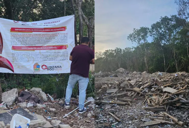Procuraduría de Protección al Ambiente clausura basureros clandestinos en Quintana Roo