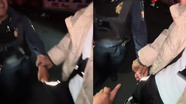 Policía intenta sembrarle droga a joven y queda grabado en CDMX