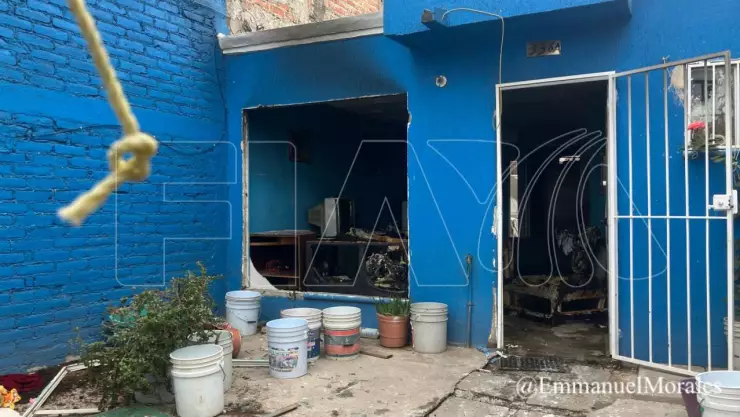 Incendio en vivienda de Villas de San Juan hoy 19 enero 2024