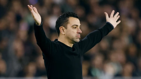 Xavi Hernández, técnico del Barcelona