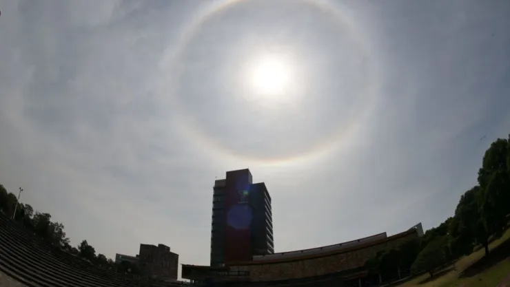 Halo solar envuelve a la CDMX, ¿cómo se vivió?