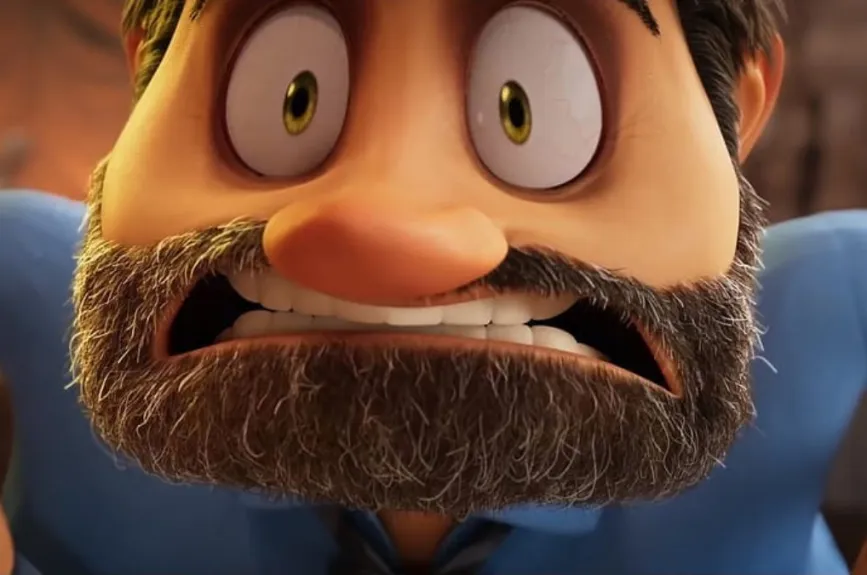 En las películas clásicas de monstruos, el Hombre Lobo es una figura trágica, generalmente un hombre que se convierte en un lobo por una maldición, pero en Hotel Transylvania, el Hombre Lobo es un personaje simpático.