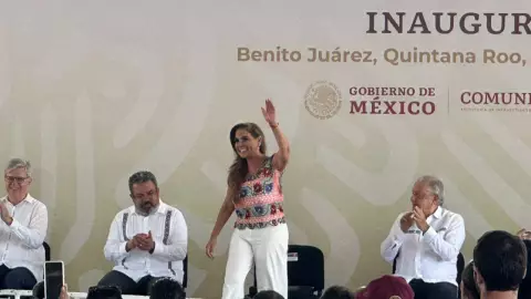 Mara Lezama y AMLO inauguran el Boulevard Luis Donaldo Colosio de Cancún