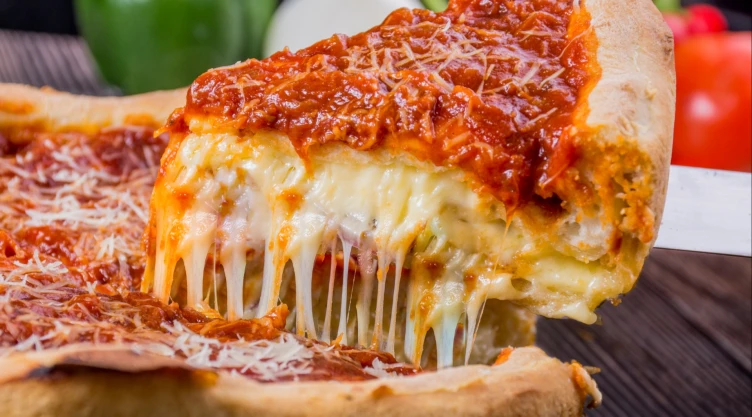 Imagen de una pizza Chicago