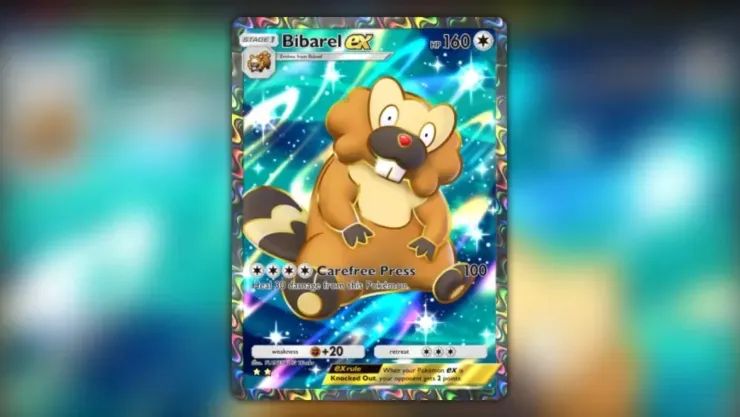 Pokémon TCG Pocket Bibarel ex el pokémon curativo