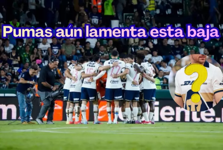 Pumas UNAM sufrió una dura baja