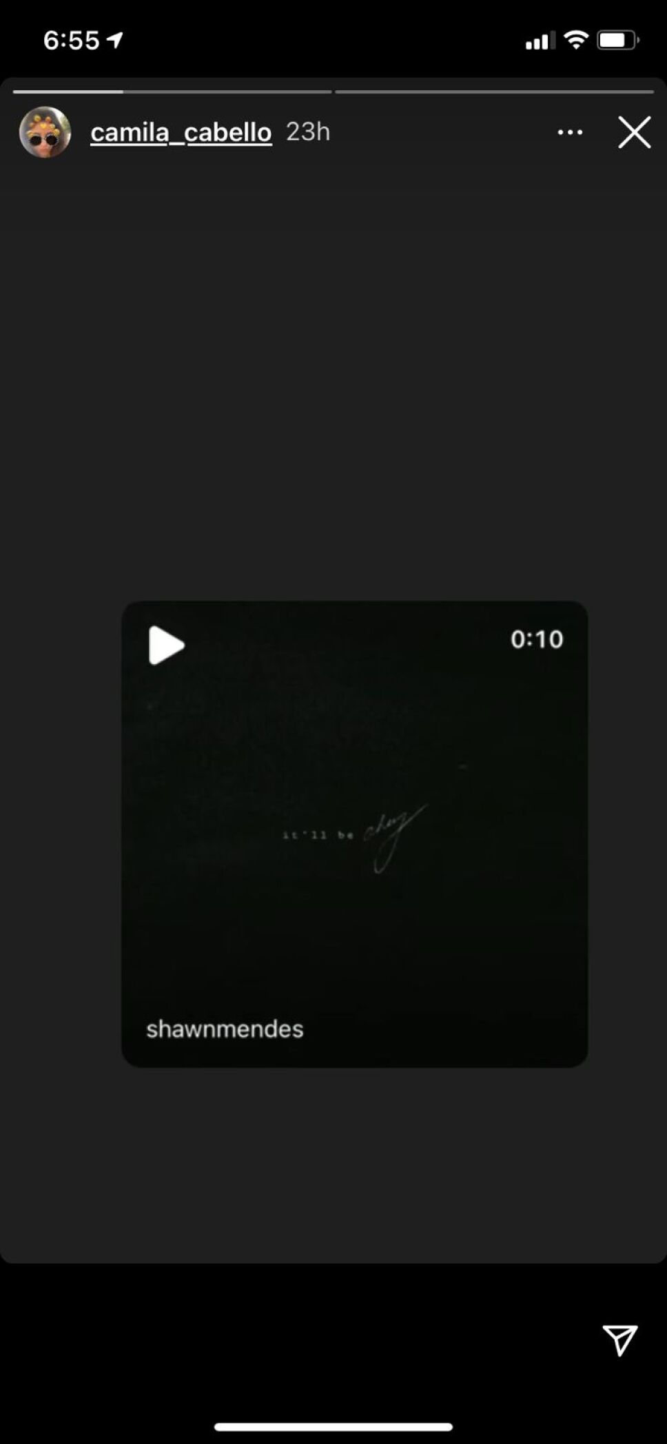 CAMILA CABELLO COMPARTE LA HISTORIA DE MENDEZ