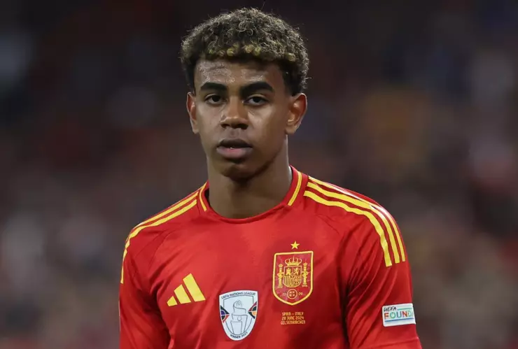 Lamine Yamal, jugador de la selección española