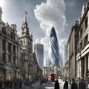 Londres en el futuro, según IA
