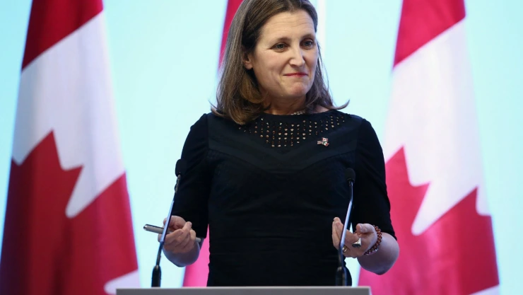 Chrystia Freeland aplaude decisión de Trump