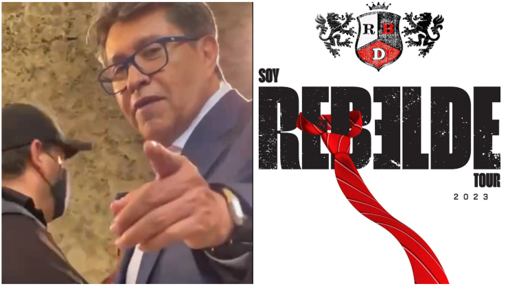 Ricardo Monreal aprovecha regreso de RBD para decirse rebelde con causa