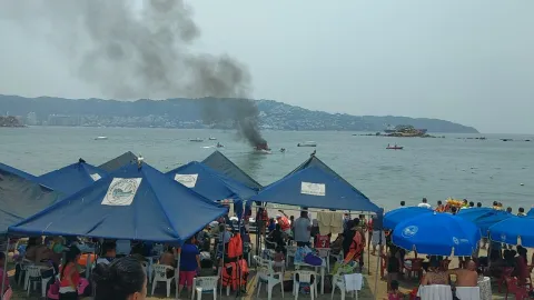 Incendio lancha
