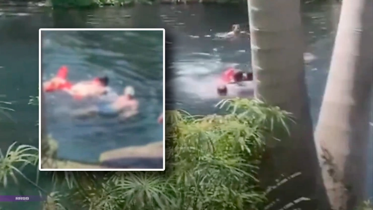 Muere turista ahogado en Las Estacas; así rescataron el cuerpo: VIDEO