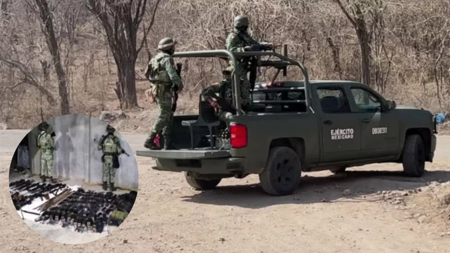 Armas aseguradas tras enfrentamiento en San Ignacio