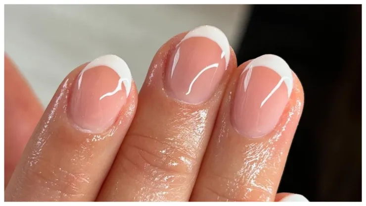 diseños de manicura frances