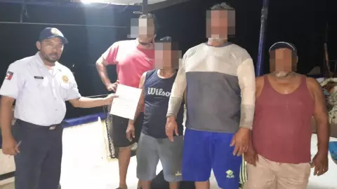 Aseguran toneladas de producto marino en Yucalpetén en plena veda