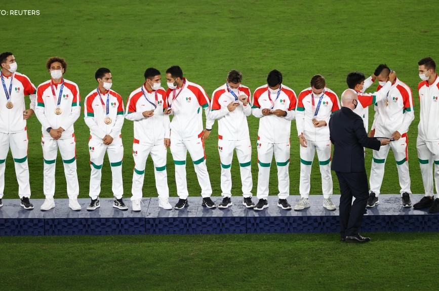 FOTOS: Ceremonia de premiación futbol varonil Tokyo 2020