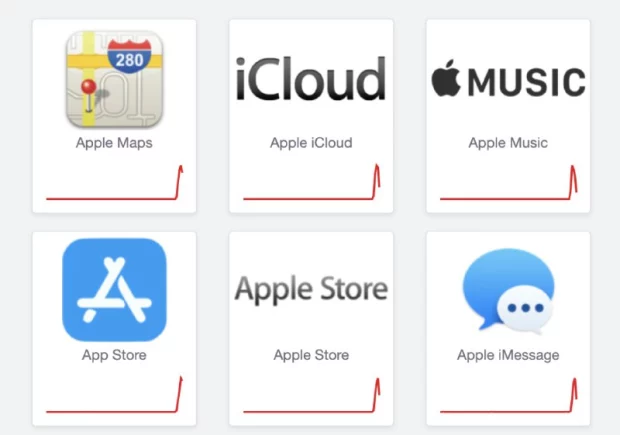 apple servicios caidos