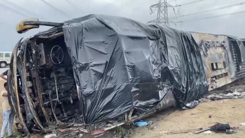 Otro accidente de transporte en India; hay 25 muertos y 8 heridos por el choque de un autobús.