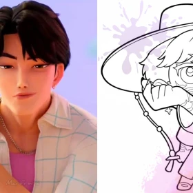 4 plantillas de Baby Jinu para imprimir y colorear que los fans de Kpop Demon Hunters amarán