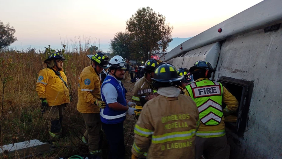 Accidente Pátzcuaro-Morelia