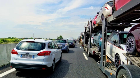 Tráfico Querétaro lunes 24 de febrero del 2025, México-Querétaro carretera 57