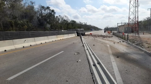 Reportan fuerte accidente en autopista Mérida - Cancún hoy, domingo 16 de marzo; ¿hay lesionados?