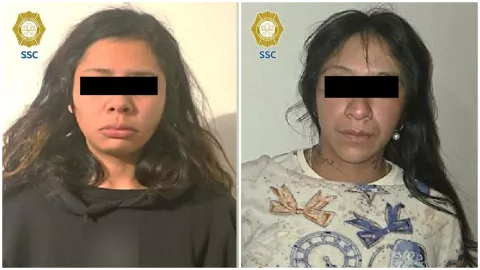 Dos presuntas implicadas en el asesinato de un padre hijo en Cuajimalpa fueron detenidas.