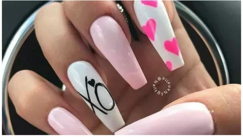 uñas buchonas ideas xoxo corazones