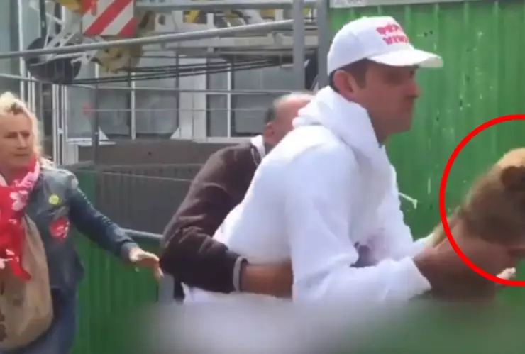 VIDEO_ Hombre en situación de calle llora porque le roban a su perrito