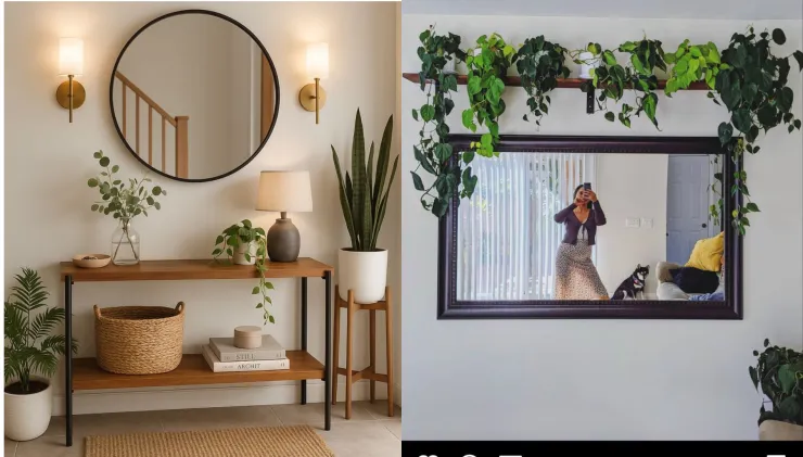 Plantas y espejos