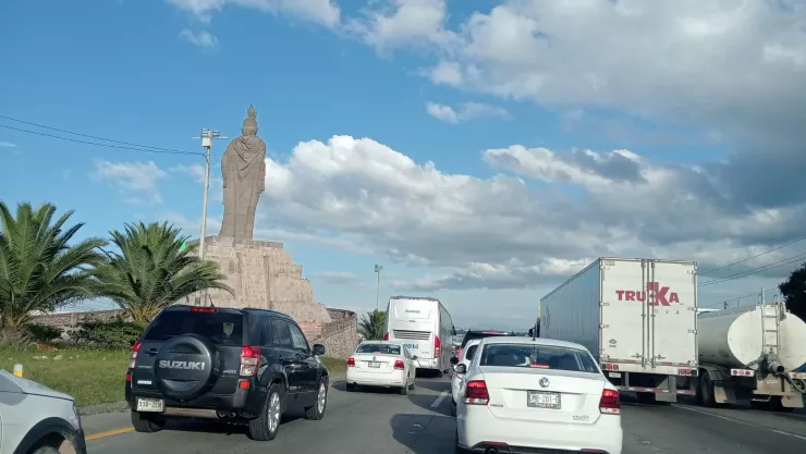 tráfico en la méxico querétaro hoy viernes 11 de octubre.jpg