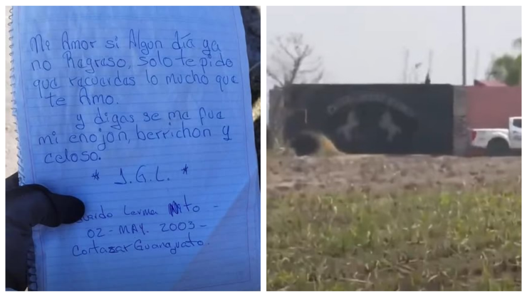 Eduardo Lerma Nito escribió una carta en el crematorio clandestino de Teuchitlán