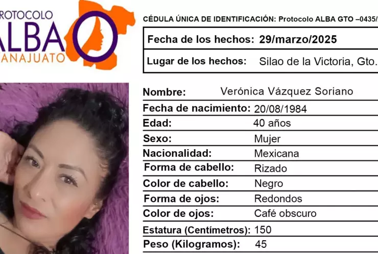 Desaparecidos Guanajuato ¿Quién es Verónica Vázquez Soriano y qué sabemos de su desaparición en Silao.png
