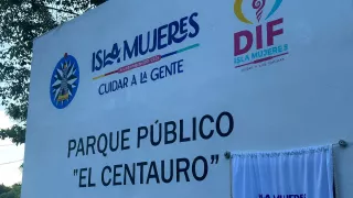 Inauguran el parque público “El Centauro” en zona continental de Isla Mujeres