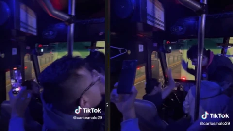 Video Camión pone ambiente a sus pasajeros al estilo de un ‘party bus’