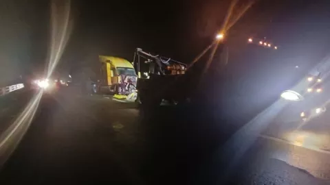 Cierre vial por accidente
