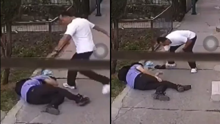 VIDEO: Joven sufre asalto afuera de la UAM Xochimilco entre patadas y golpes