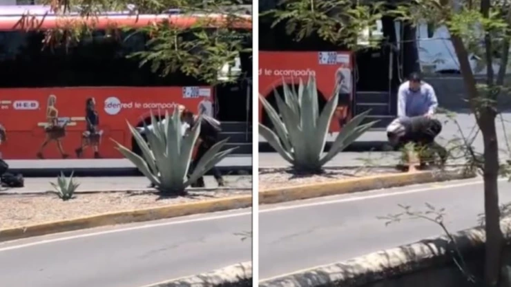 monterrey chofer camion pasajero pelea