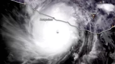 Huracán Otis rompe récord: SMN