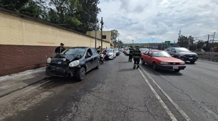 Choque en San Juan de Aragón deja un herido: Caos vial rumbo a Circuito Interior