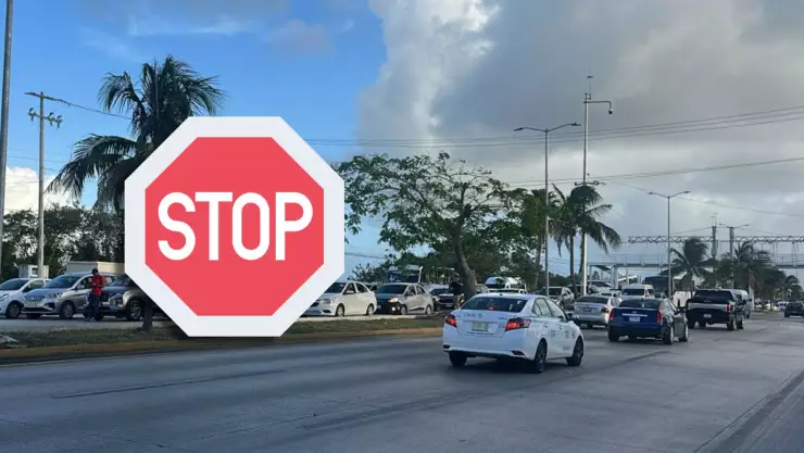 Calles cerradas y tráfico en Cancún HOY 30 de abril en Día del Niño