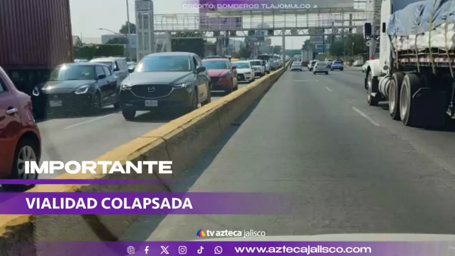 Un incidente vial registrado la mañana de HOY 27 de noviembre está complicando la movilidad sobre la avenida López Mateos Sur, principalmente en el tramo que va de Bugambilias hacia Periférico. Automovilistas reportan.jpeg