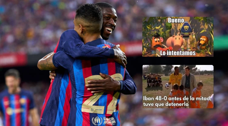 Dembele, raphinha, Barcelona, Pumas, Joan Gamper