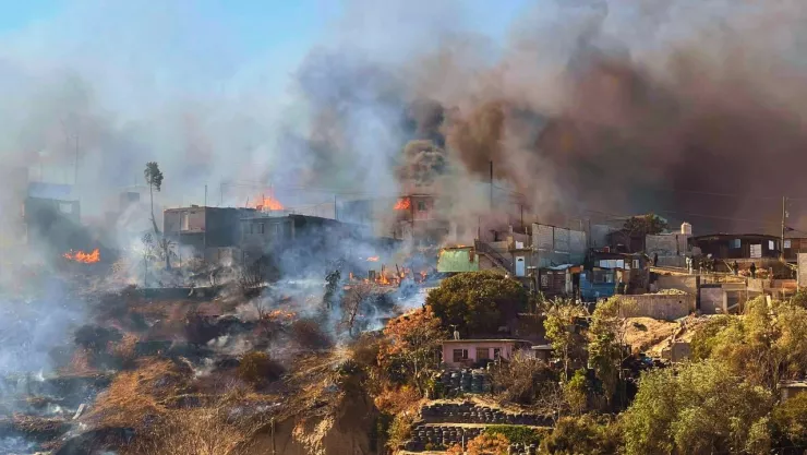 Tijuana en estado de alerta por vientos de Santa Ana hoy 23 de enero de 2025