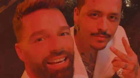 Ricky Martin y Christian Nodal.